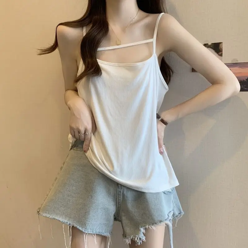 Skinny Meat Sling Vest Women's 2025 Summer New Large Size Slightly Fat MM Design Sense Inner Top T-shirt
Skinny Meat Sling Vest Women's 2025 Summer New Large Size Slightly Fat MM Design Sense Inner Top T-shirt