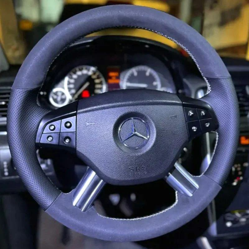 Нескользящий чехол на руль «сделай сам» для Mercedes Benz M-Class ML350 ML500 ML550 GL-Class GL320 GL450 GL550 R-Class R320 R350 R500 
Нескользящий чехол на руль «сделай сам» для Mercedes Benz M-Class ML350 ML500 ML550 GL-Class GL320 GL450 GL550 R-Class R320 R350 R500