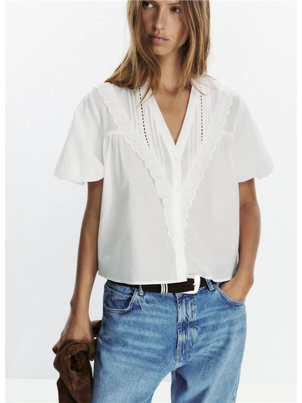 Comfortable Oversized Lantern Sve round Ne Layered Decorative irt Polyester Fiber ort Sve Women's Casual Top
Comfortable Oversized Lantern Sve round Ne Layered Decorative irt Polyester Fiber ort Sve Women's Casual Top