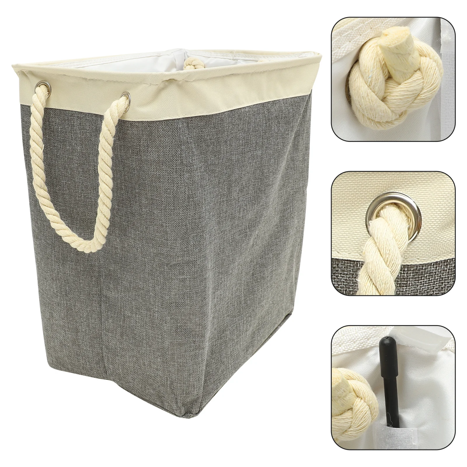 Laundry Basket Foldable Laundry Hamper with Handles Large Capacity Slim Space Saving Clothes Storage Basket for Home Camping
Laundry Basket Foldable Laundry Hamper with Handles Large Capacity Slim Space Saving Clothes Storage Basket for Home Camping