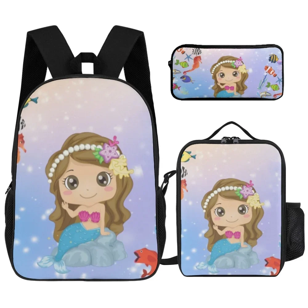 16in cartoon printed backpack&lunch box&pencil case three piece set, lightweight material easy to wipe, suitable for school use
16in cartoon printed backpack&lunch box&pencil case three piece set, lightweight material easy to wipe, suitable for school use