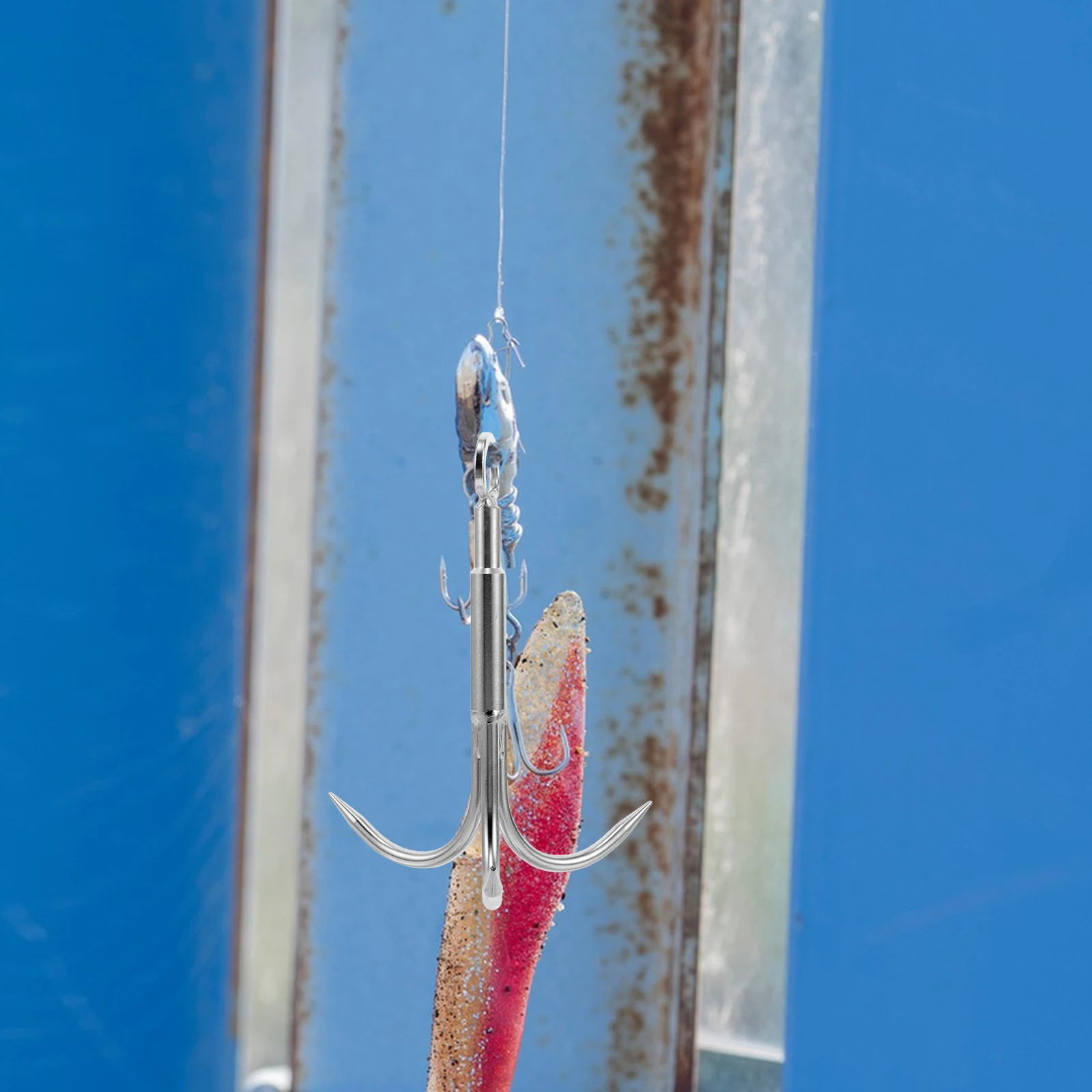 Stainless Steel Anchor Hook Large Grappling Three Pronged Nonslip Claws High Load Fishing Tools Retrieval Anchor
Stainless Steel Anchor Hook Large Grappling Three Pronged Nonslip Claws High Load Fishing Tools Retrieval Anchor
