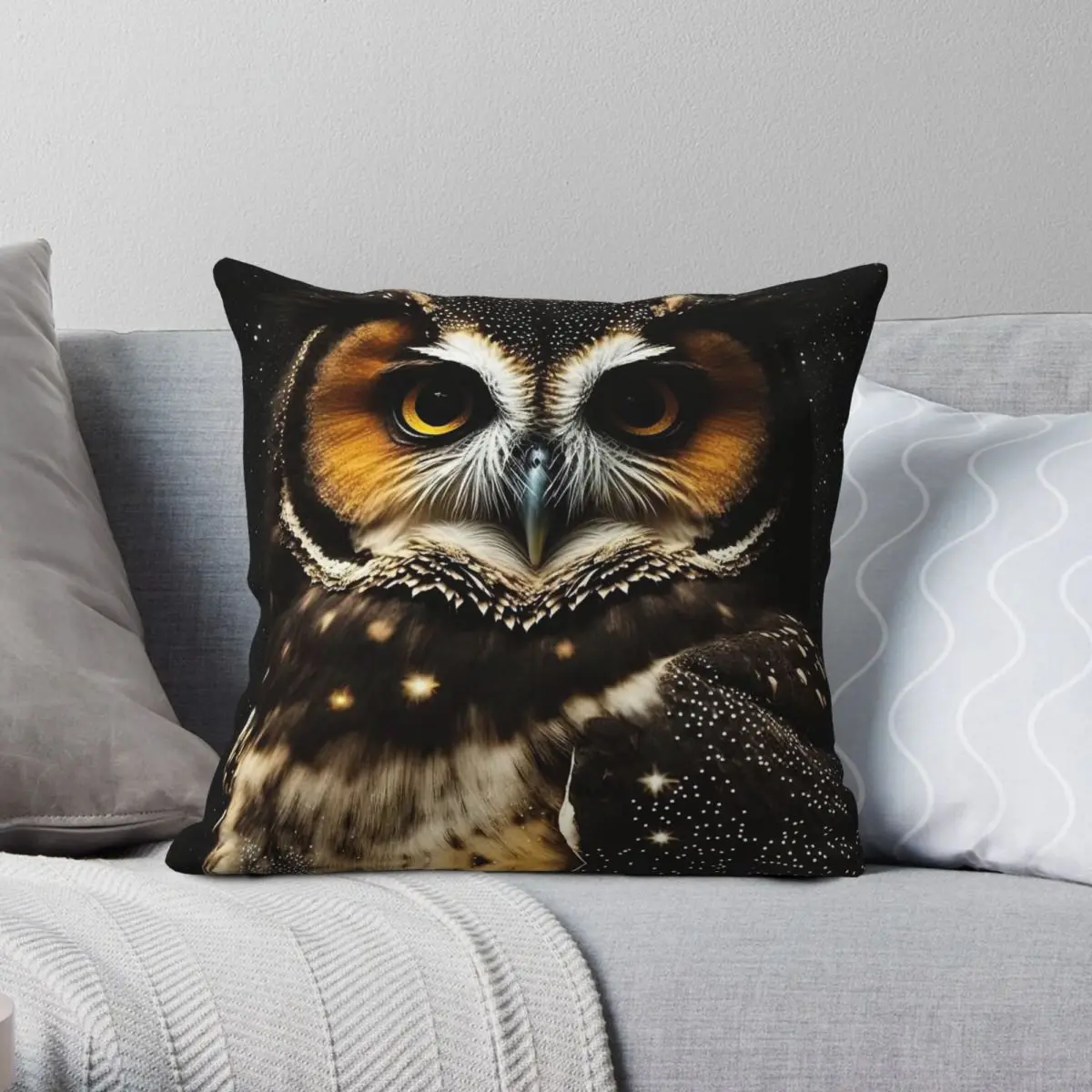 Short-Eared Owl Square Pillowcase Polyester Linen Velvet Creative Zip Decor Sofa Seater Cushion Cover 45x45
Short-Eared Owl Square Pillowcase Polyester Linen Velvet Creative Zip Decor Sofa Seater Cushion Cover 45x45