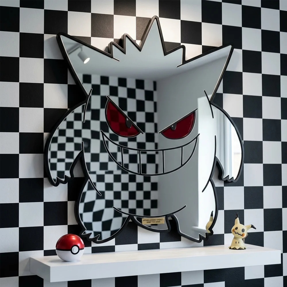 Cute Cartoon Gengar Anime Mirror Pokemon Wall Decor Kawaii Gaming Bedroom Setup Cute Ghost Pokemon Collector Room Artwork
Cute Cartoon Gengar Anime Mirror Pokemon Wall Decor Kawaii Gaming Bedroom Setup Cute Ghost Pokemon Collector Room Artwork