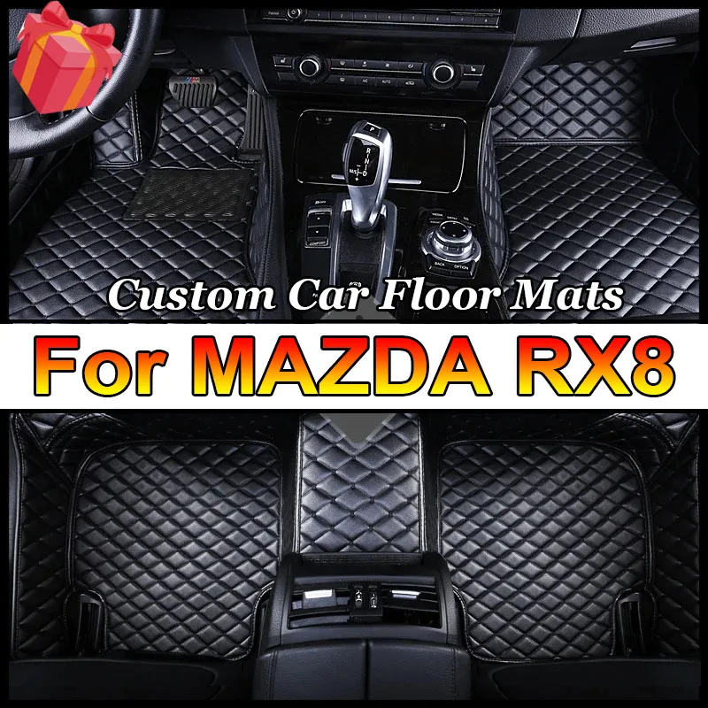 Автомобильные коврики для MAZDA RX8 2004-2011, комплект водонепроницаемого ковра, роскошный кожаный коврик, полный комплект автомобильных аксессуаров
Автомобильные коврики для MAZDA RX8 2004-2011, комплект водонепроницаемого ковра, роскошный кожаный коврик, полный комплект автомобильных аксессуаров