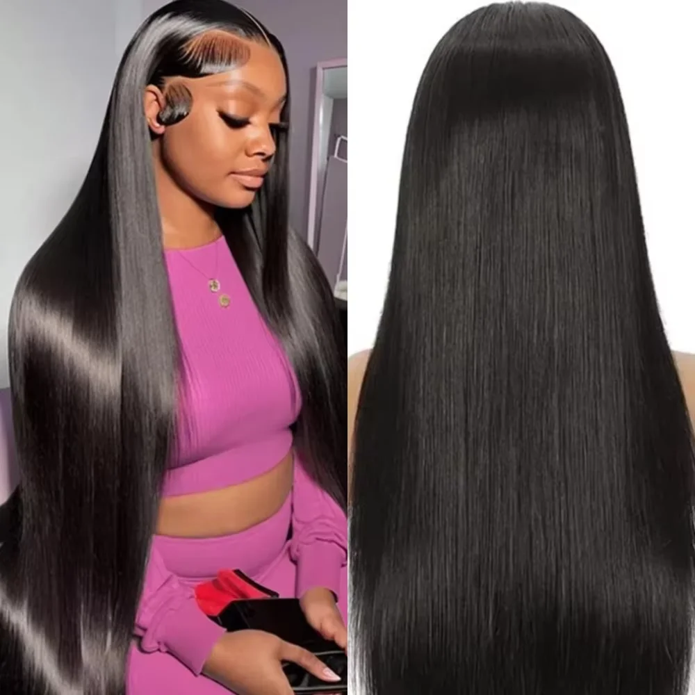 360 Full HD Lace Closure Frontal Wig Bone Straight 36 Inch 13x6 Transparent Lace Front Human Remy Hair Brazilian Wigs for Women
360 Full HD Lace Closure Frontal Wig Bone Straight 36 Inch 13x6 Transparent Lace Front Human Remy Hair Brazilian Wigs for Women