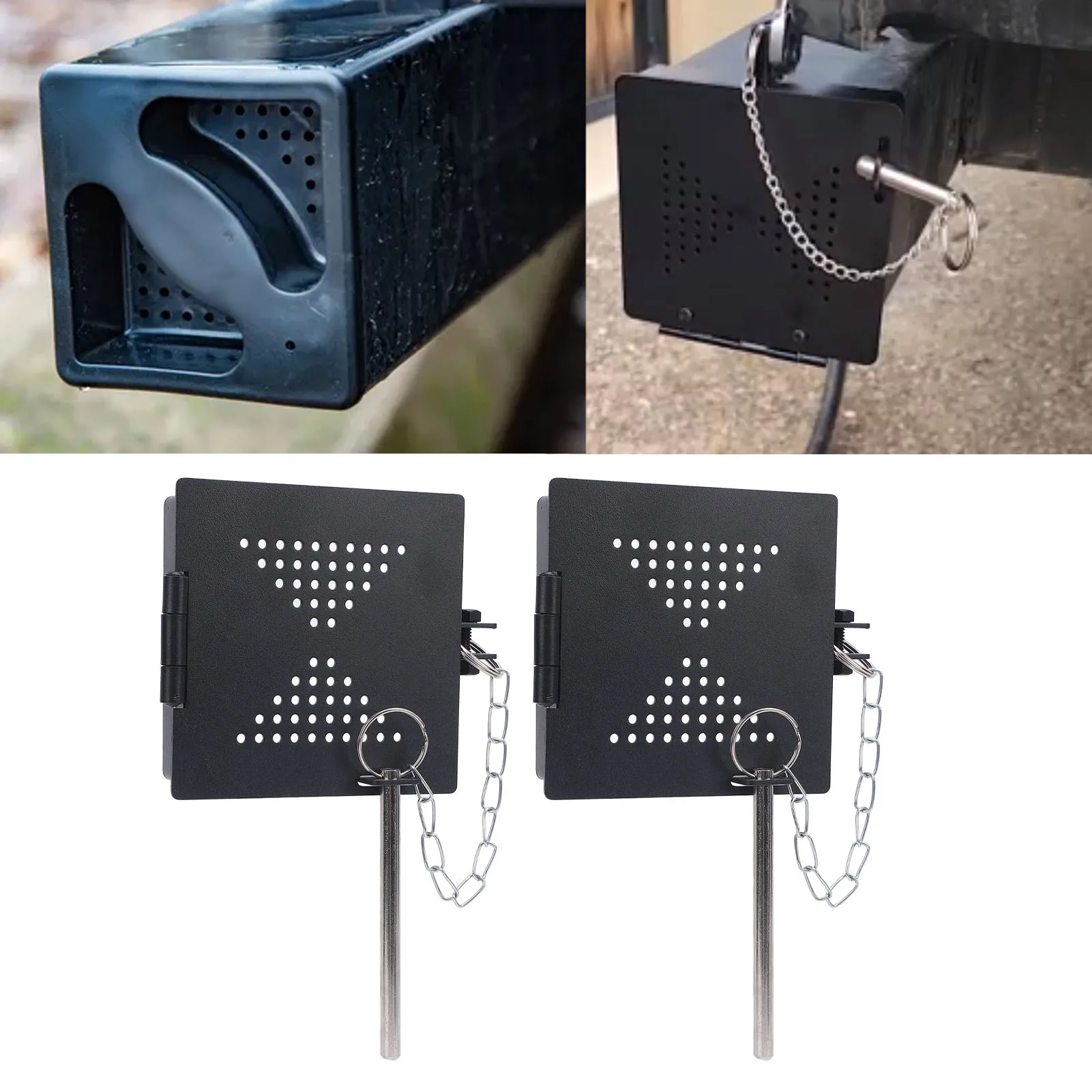 2 шт., крышка бампера для автофургона, маленькие вентиляционные отверстия, защита от падения, заглушка бампера из углеродистой стали для автофургона, торцевая крышка для стандартного 4-дюймового квадратного бампера RV 
2 шт., крышка бампера для автофургона, маленькие вентиляционные отверстия, защита от падения, заглушка бампера из углеродистой стали для автофургона, торцевая крышка для стандартного 4-дюймового квадратного бампера RV