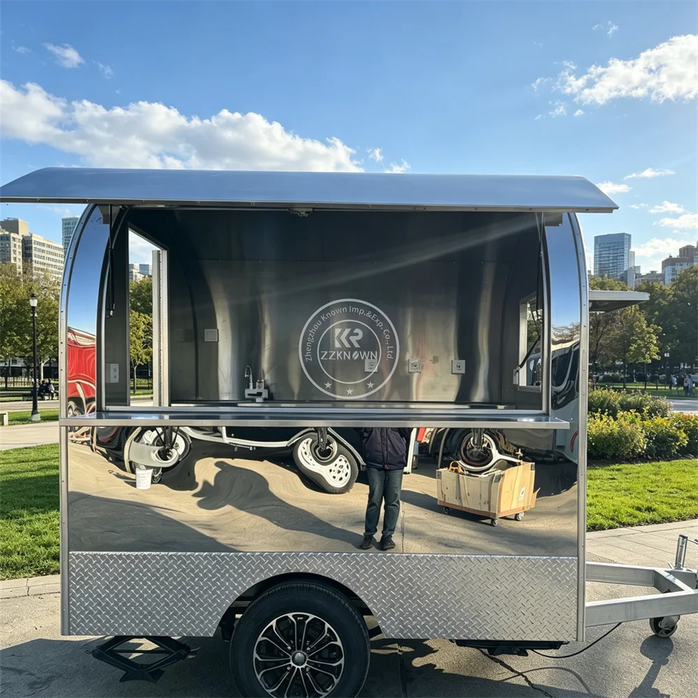 Concession Catering Truck Snack BBQ Trailer Fast Food Truck Fully Equipped Mobile Coffee Van Food Trailer With Full Kitchen
Concession Catering Truck Snack BBQ Trailer Fast Food Truck Fully Equipped Mobile Coffee Van Food Trailer With Full Kitchen