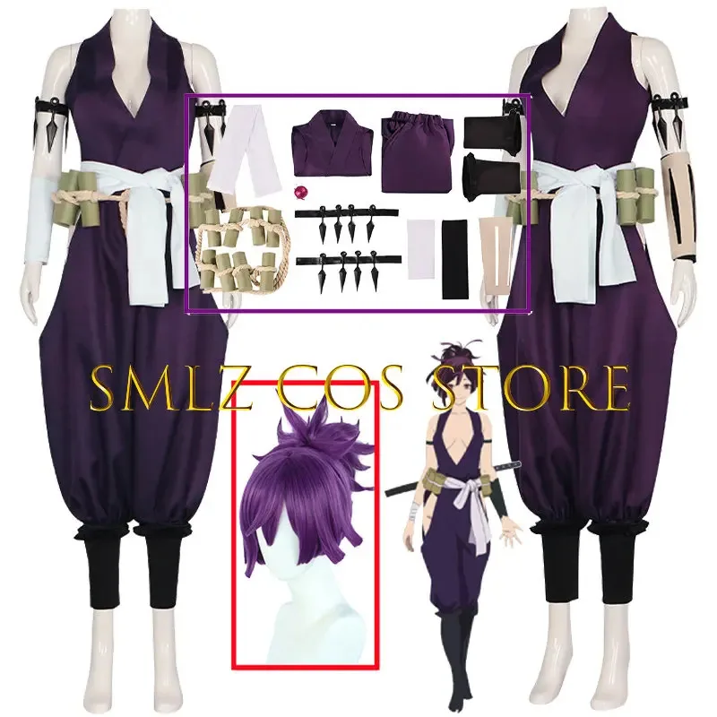 Anime Jigoku Raku Hell's Paradise Cosplay Yuzuriha Cosplay Costume Wig Carnival Party Festival Purple Uniform Rose Net Synthetic
Anime Jigoku Raku Hell's Paradise Cosplay Yuzuriha Cosplay Costume Wig Carnival Party Festival Purple Uniform Rose Net Synthetic