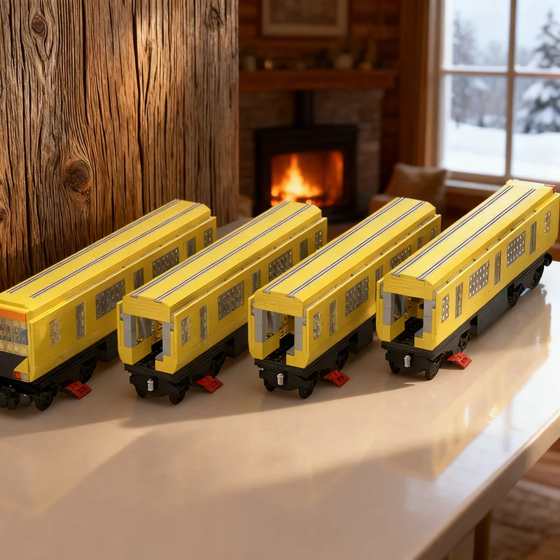 2243pcs MOC UBahn Typ Berlin HK Subway Style Train Model Building blocks Architecture toys Christmas gifts Education Kids idea
2243pcs MOC UBahn Typ Berlin HK Subway Style Train Model Building blocks Architecture toys Christmas gifts Education Kids idea