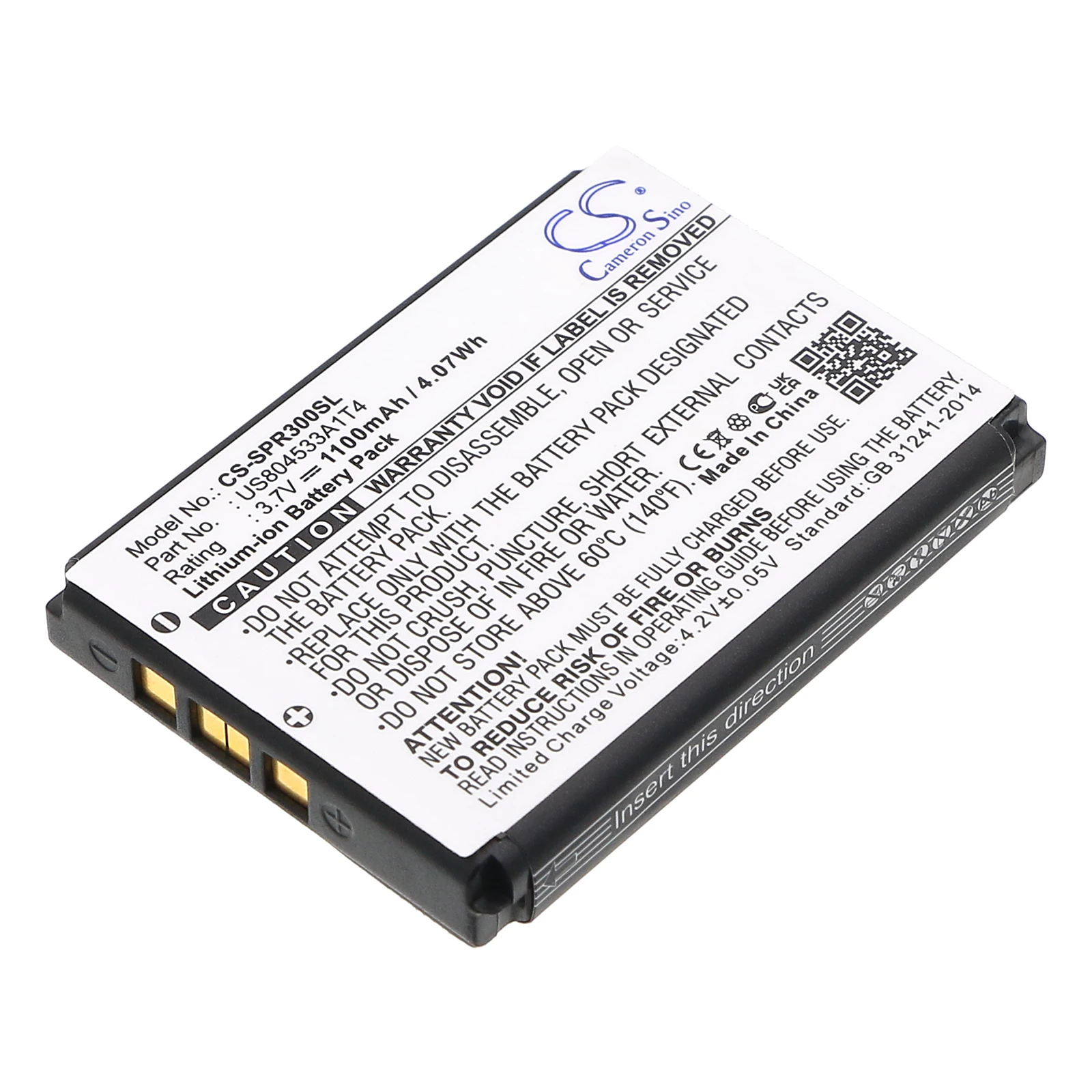 Li-ion Battery for Camera, 3.7v, 1100mAh,Compatible with HoytTech, Spare, Koonlung, Eagle Eye, Angel Eye Models:H720, KB04, HD1
Li-ion Battery for Camera, 3.7v, 1100mAh,Compatible with HoytTech, Spare, Koonlung, Eagle Eye, Angel Eye Models:H720, KB04, HD1