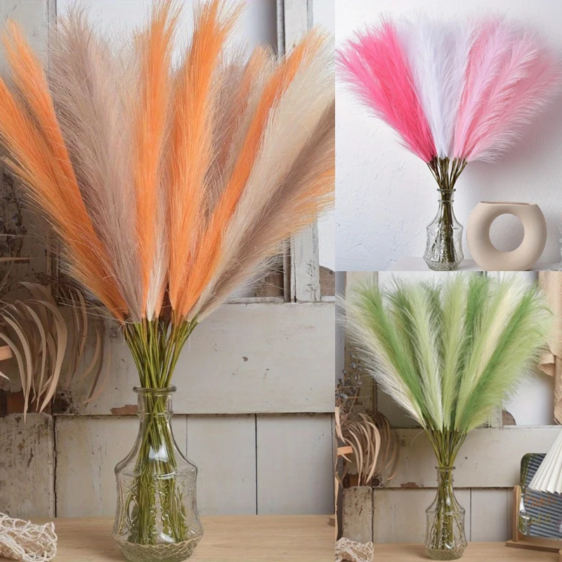 Fluffy Pampas Grass Boho Decor Flower Fake Plant Reed Simulated Wedding Party Home Decoration Artificial Flowers
Fluffy Pampas Grass Boho Decor Flower Fake Plant Reed Simulated Wedding Party Home Decoration Artificial Flowers