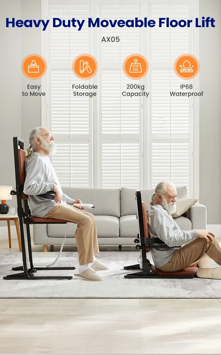 2026 sell Mateside Heavy Duty Electric Floor Lift for Elderly Steel Frame up to 264Ibs Weight Capacity Transfer Device Lift Chai
2026 sell Mateside Heavy Duty Electric Floor Lift for Elderly Steel Frame up to 264Ibs Weight Capacity Transfer Device Lift Chai