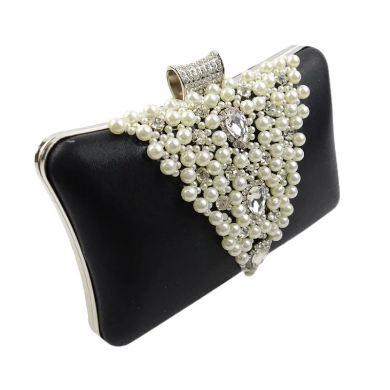 V - Shaped Pearl Clutch, Diamond Dinner Bag For Dress Banquet, Handmade Embroidered Mini Crossbody Bag With Rhinestone Chain
V - Shaped Pearl Clutch, Diamond Dinner Bag For Dress Banquet, Handmade Embroidered Mini Crossbody Bag With Rhinestone Chain