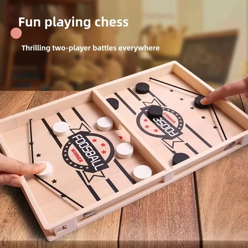 Foosball Winner Games Table Hockey Game Catapult Chess Parent-child Interactive Toy Fast Sling Puck Board Game Toys For Children
Foosball Winner Games Table Hockey Game Catapult Chess Parent-child Interactive Toy Fast Sling Puck Board Game Toys For Children