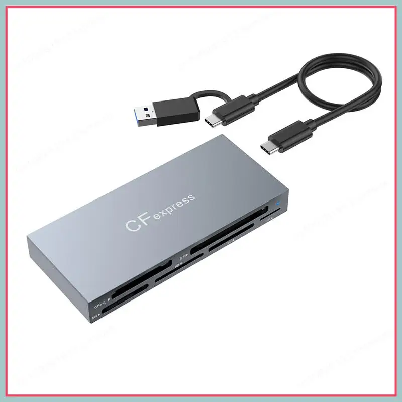 N94R New 6-In-1 Cfexpress Type A Card Reader USB3.2 Multi-Card Simultaneous Reading 10Gbps SD/TF/CF/XD/MS/Cfe-A Card Reader
N94R New 6-In-1 Cfexpress Type A Card Reader USB3.2 Multi-Card Simultaneous Reading 10Gbps SD/TF/CF/XD/MS/Cfe-A Card Reader