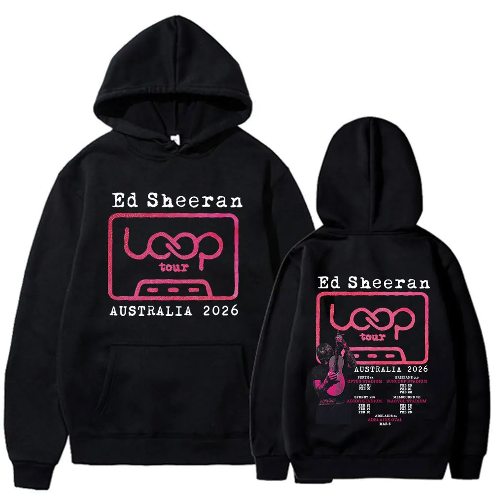 Худи Ed Sheeran Loop Tour Australia 2026: Мужская и женская одежда, оверсайз свитшоты, модные пуловеры в стиле хип-хоп с длинными рукавами
Худи Ed Sheeran Loop Tour Australia 2026: Мужская и женская одежда, оверсайз свитшоты, модные пуловеры в стиле хип-хоп с длинными рукавами