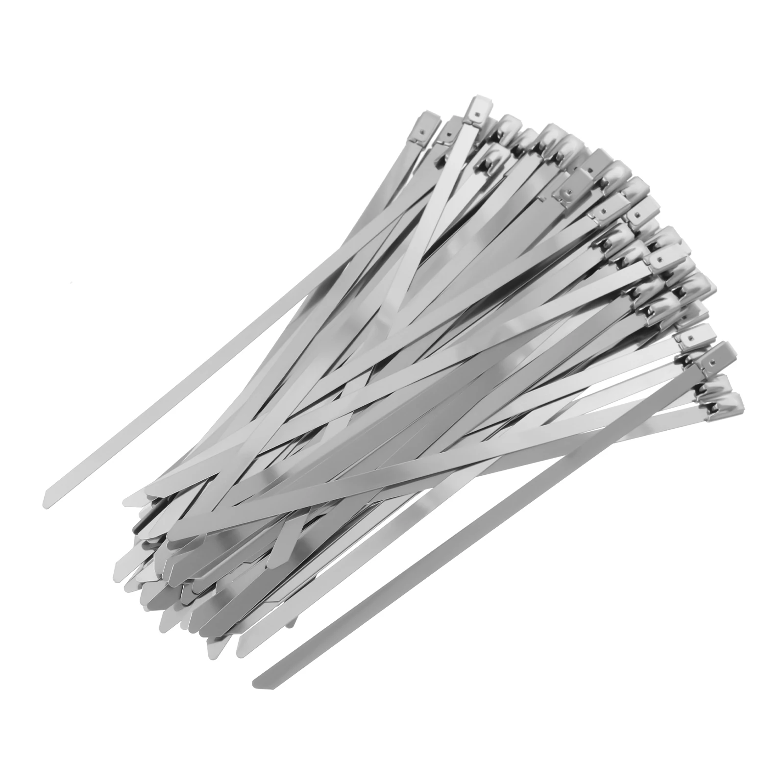 100 Pcs Stainless Steel Cable Tie Wire Ties Household Supplies Data Organizers Metal Heat-resistant Self-locking
100 Pcs Stainless Steel Cable Tie Wire Ties Household Supplies Data Organizers Metal Heat-resistant Self-locking