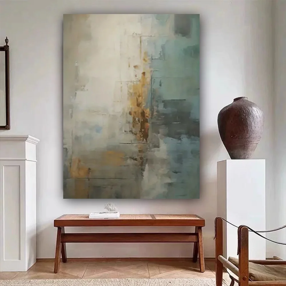 100% hand drawn abstract canvas oil painting original wall painting home living room decoration paint interior aesthetics 
100% hand drawn abstract canvas oil painting original wall painting home living room decoration paint interior aesthetics