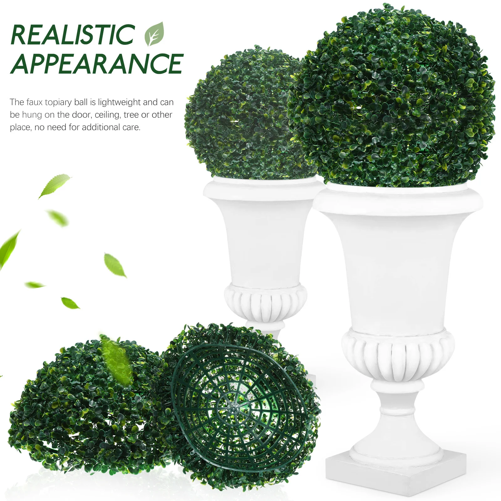 Artificial Grass Ball Topiary Sphere Vivid Color Long-Lasting Indoor Outdoor Garden Porch Decor Topiary Ball 
Artificial Grass Ball Topiary Sphere Vivid Color Long-Lasting Indoor Outdoor Garden Porch Decor Topiary Ball