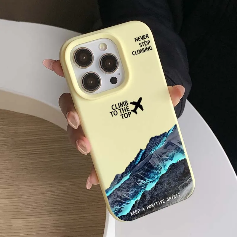 Mountain Peak Aircraft Silicone Phone Case For iPhone 16 14 13 12 11 15 Pro Max 16 Plus Shockproof Candy Soft Bumper Back Cover
Mountain Peak Aircraft Silicone Phone Case For iPhone 16 14 13 12 11 15 Pro Max 16 Plus Shockproof Candy Soft Bumper Back Cover