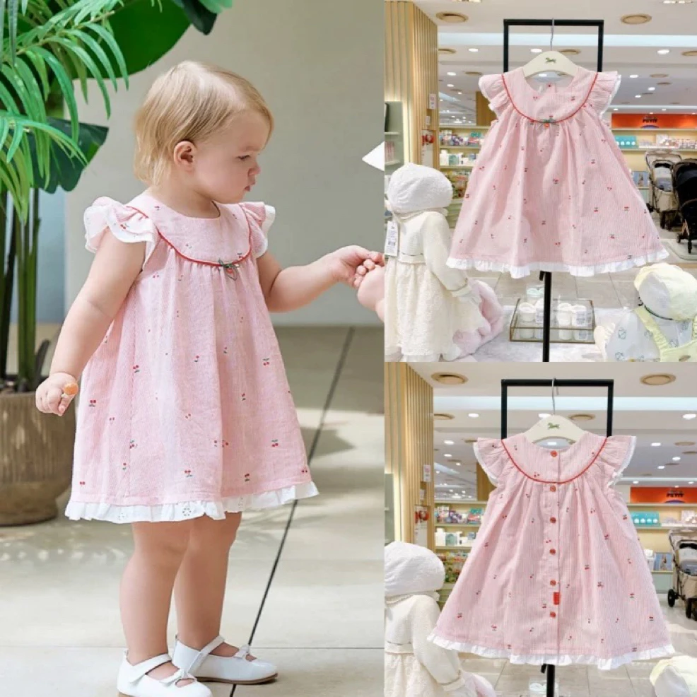 Cute Cartoon Cherry Princess Dress for Girls Summer New Style Children's Clothing Flying Sleeve Vest Dress Soft Fabric Midsiz...
Cute Cartoon Cherry Princess Dress for Girls Summer New Style Children's Clothing Flying Sleeve Vest Dress Soft Fabric Midsiz...