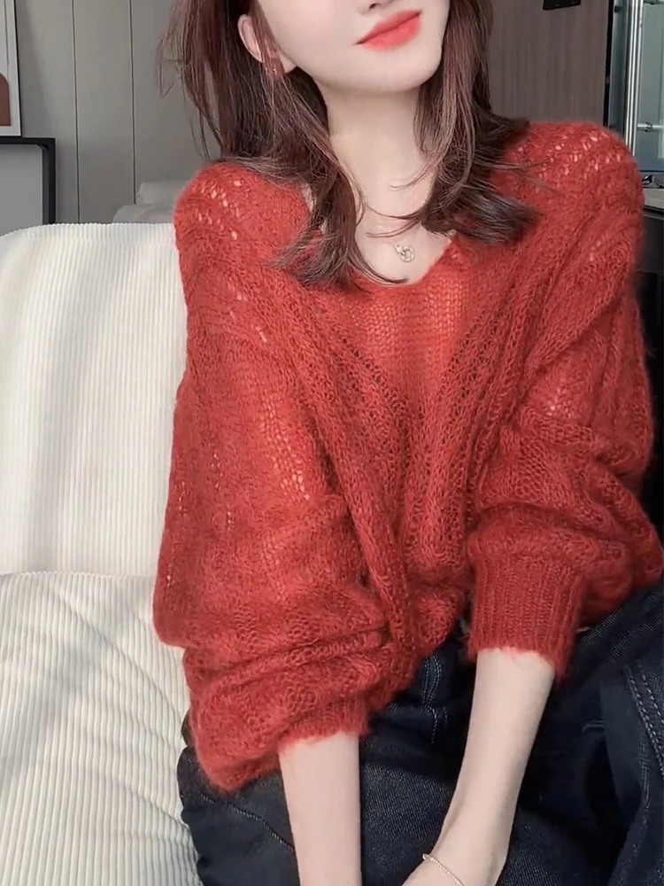 Весенний новый удобный пухлый женский вязаный свитер, модный белый усиливающий корейский Sle Long Sve круглый Ne
Весенний новый удобный пухлый женский вязаный свитер, модный белый усиливающий корейский Sle Long Sve круглый Ne