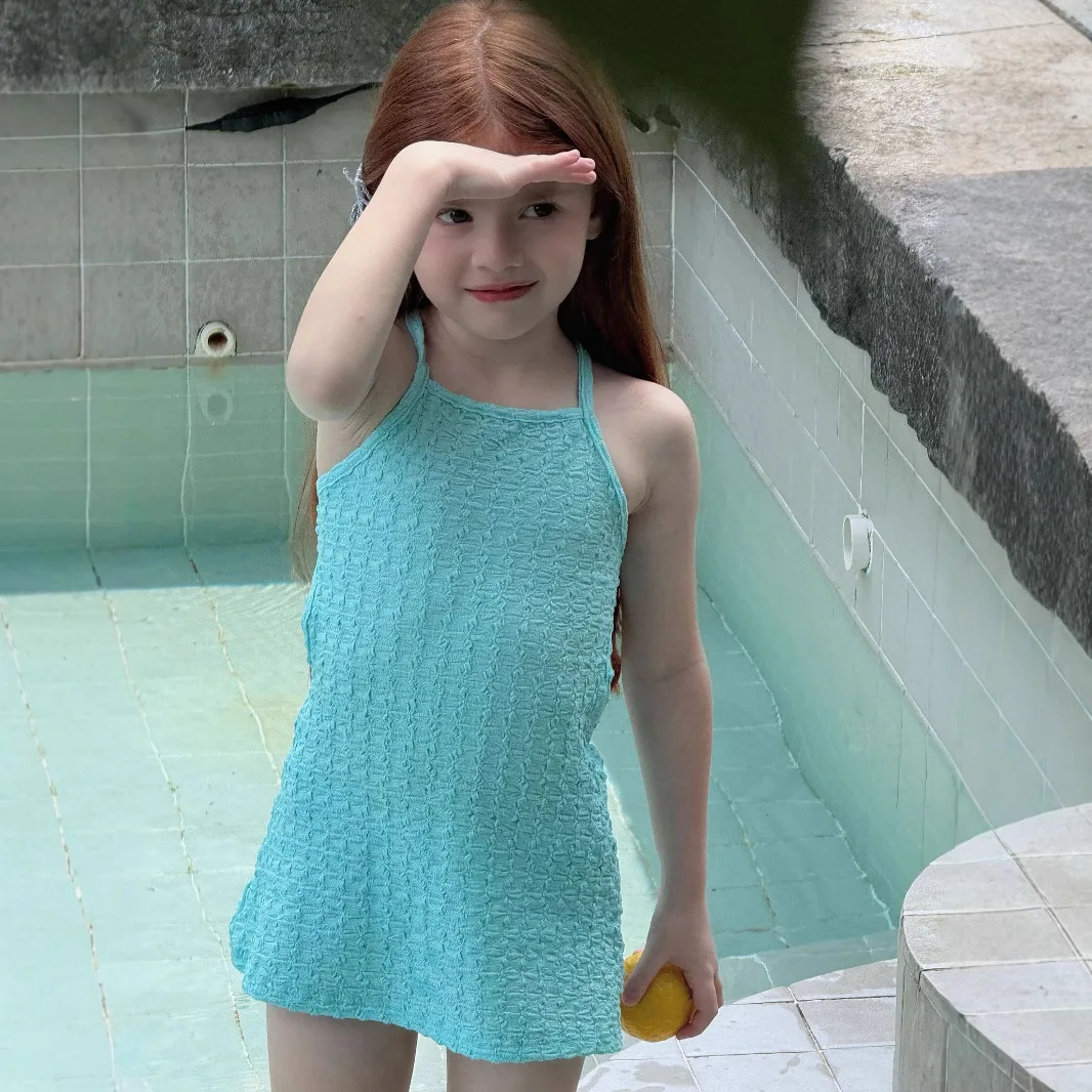 Girls Swimsuit 2025 Summer New Childrens Clothing Korean style Girl Baby Sweet Pure Color Beach Swimsuit Casual Simple Daily
Girls Swimsuit 2025 Summer New Childrens Clothing Korean style Girl Baby Sweet Pure Color Beach Swimsuit Casual Simple Daily