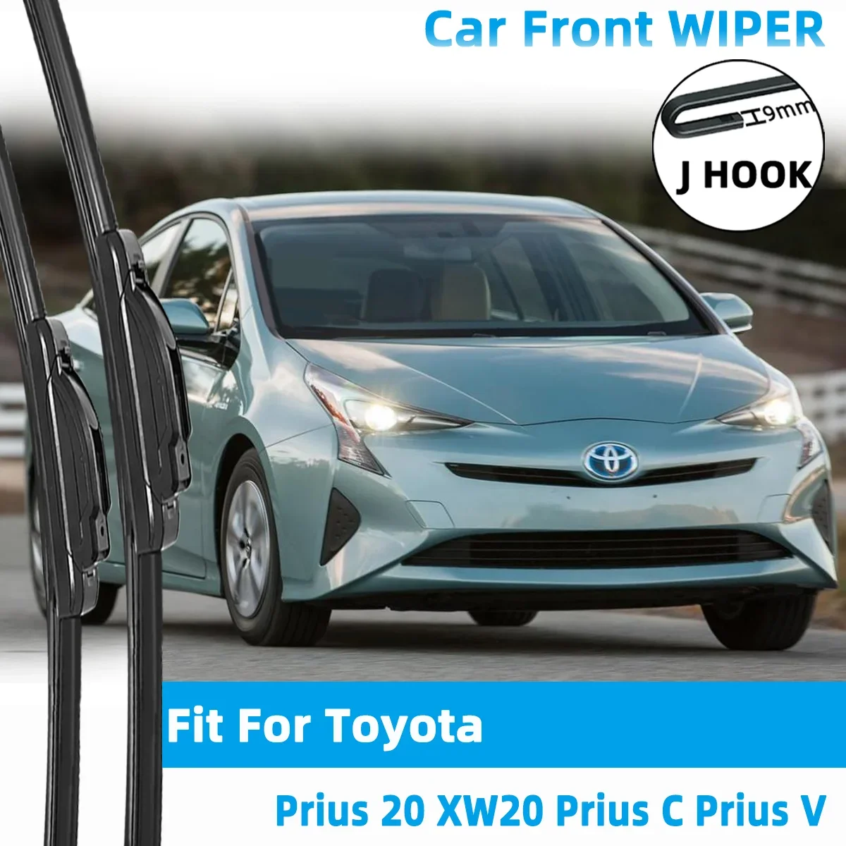 Front Wiper Accessorie Double Rubber Car Wipers for Toyota Prius 20 XW20 Prius C Prius V 2009-2021 Wiper Brushes New Upgraded
Front Wiper Accessorie Double Rubber Car Wipers for Toyota Prius 20 XW20 Prius C Prius V 2009-2021 Wiper Brushes New Upgraded