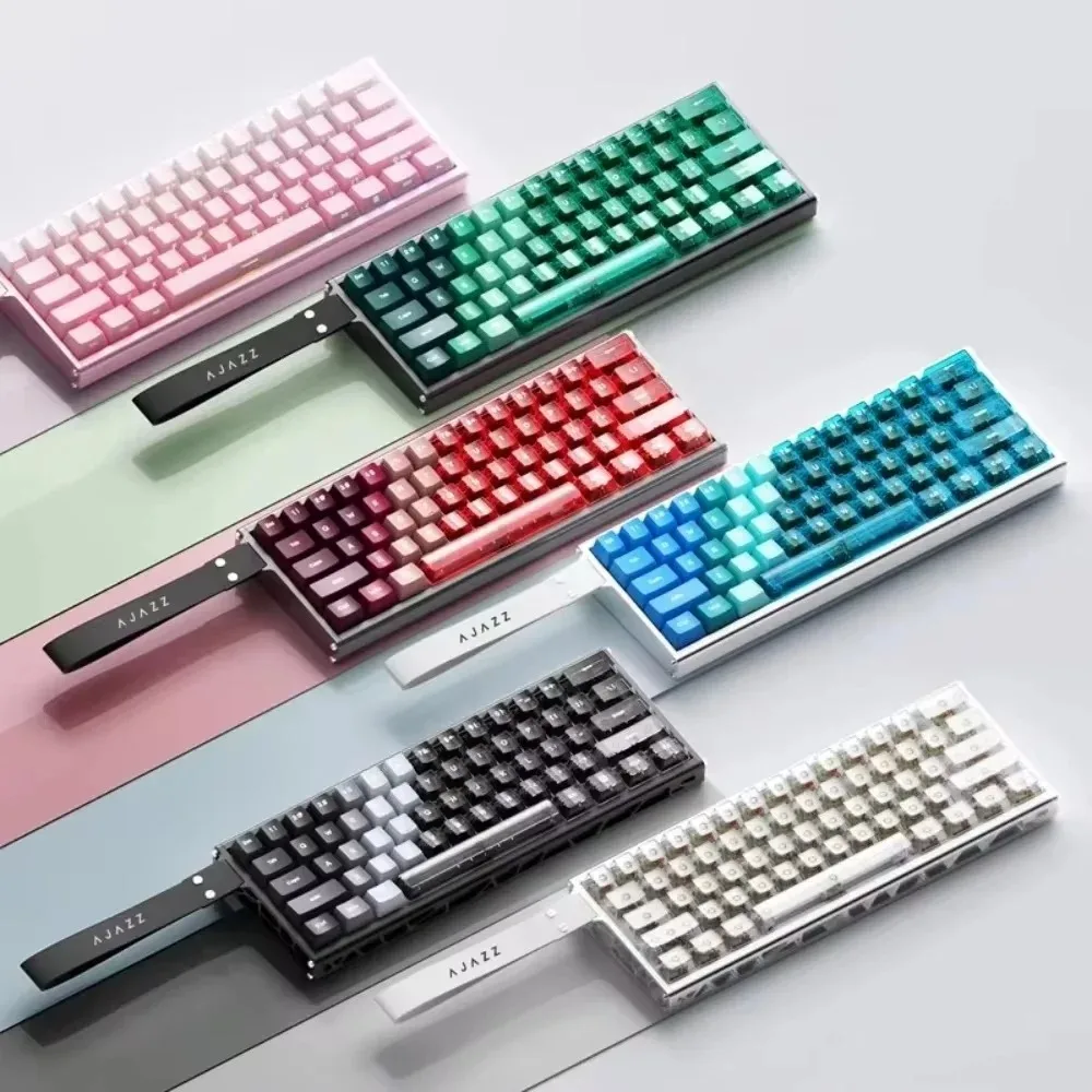 AJAZZ ALUX60 magnetic keyboard Wired Hot-Swap Aluminum Mechanical Keyboard GASKET RGB 8K 0.125MS RT 0.01mm gaming accessories
AJAZZ ALUX60 magnetic keyboard Wired Hot-Swap Aluminum Mechanical Keyboard GASKET RGB 8K 0.125MS RT 0.01mm gaming accessories