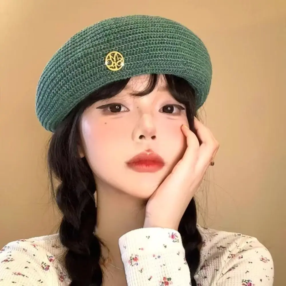 Fashion Korean Hollow Knitted Beret Y2k Breathable Painter Berets Thin Versatile Beanie Cap Girls
Fashion Korean Hollow Knitted Beret Y2k Breathable Painter Berets Thin Versatile Beanie Cap Girls