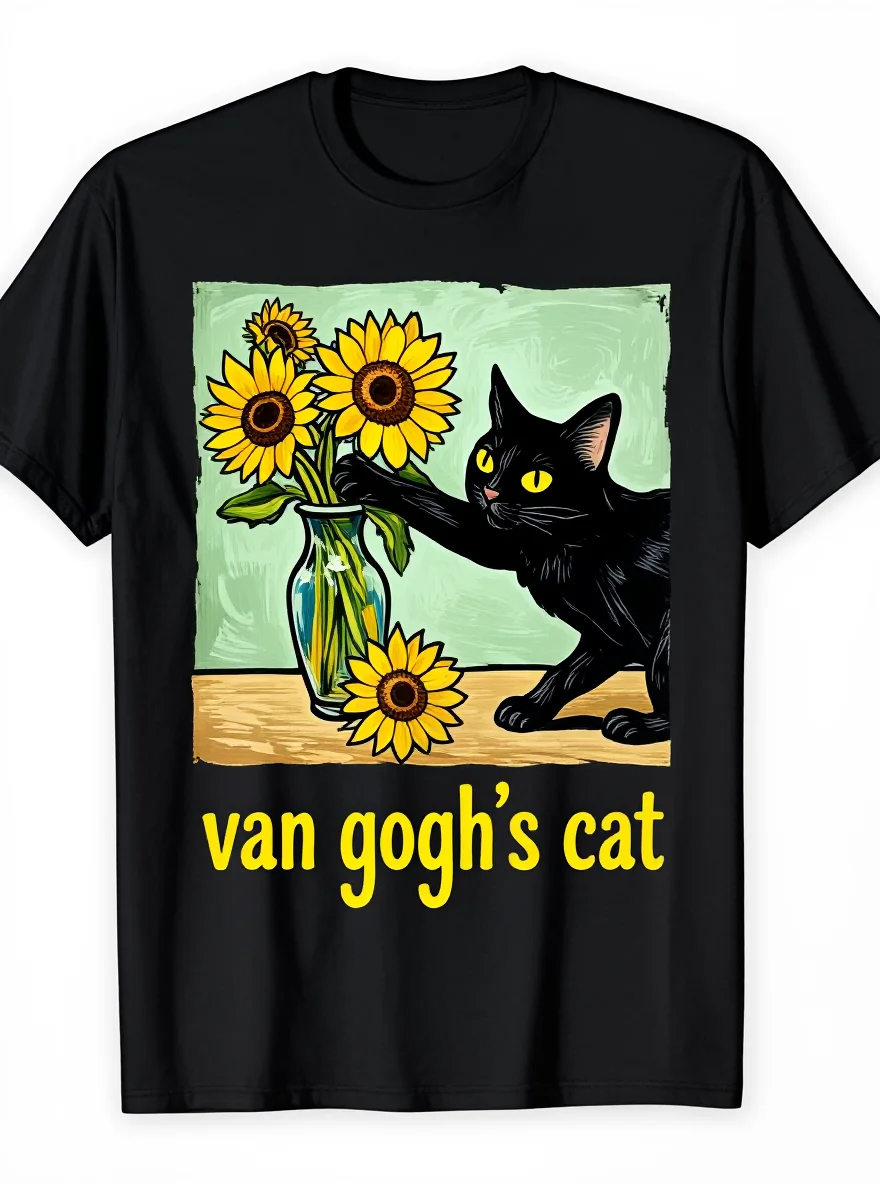 Футболка Van Gogh Starry Night из 100% хлопка — черная футболка с принтом подсолнечника в стиле ретро, легкая футболка с круглым вырезом для спортзала/на открытом воздухе/вечеринок
Футболка Van Gogh Starry Night из 100% хлопка — черная футболка с принтом подсолнечника в стиле ретро, легкая футболка с круглым вырезом для спортзала/на открытом воздухе/вечеринок