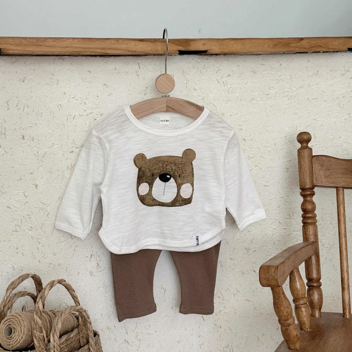 2Pcs/set Autumn Newborn Baby Cute Little Bear Printed Top+Solid Pants Casual Comfortable Breathable Outfit Suit 0-3Years Toddler
2Pcs/set Autumn Newborn Baby Cute Little Bear Printed Top+Solid Pants Casual Comfortable Breathable Outfit Suit 0-3Years Toddler