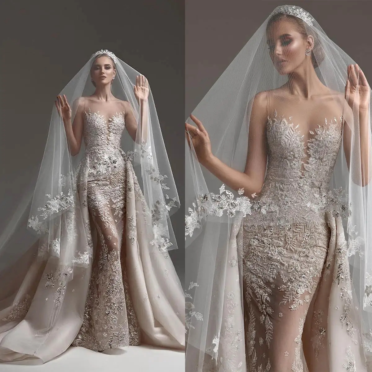 Новые дизайнерские свадебные платья фасона «русалка» без бретелек, с аппликациями и пайетками, без рукавов, в пол, блестящие, для невесты, на заказ
Новые дизайнерские свадебные платья фасона «русалка» без бретелек, с аппликациями и пайетками, без рукавов, в пол, блестящие, для невесты, на заказ