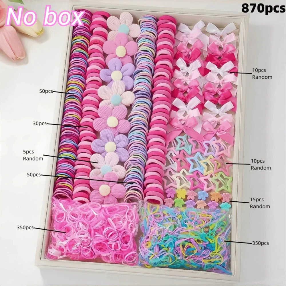 New High Elastic Hair Accessories Set No Hurt Hair Flower Girls Hair Bands Colorful Bow Hair Clips Girls Children
New High Elastic Hair Accessories Set No Hurt Hair Flower Girls Hair Bands Colorful Bow Hair Clips Girls Children