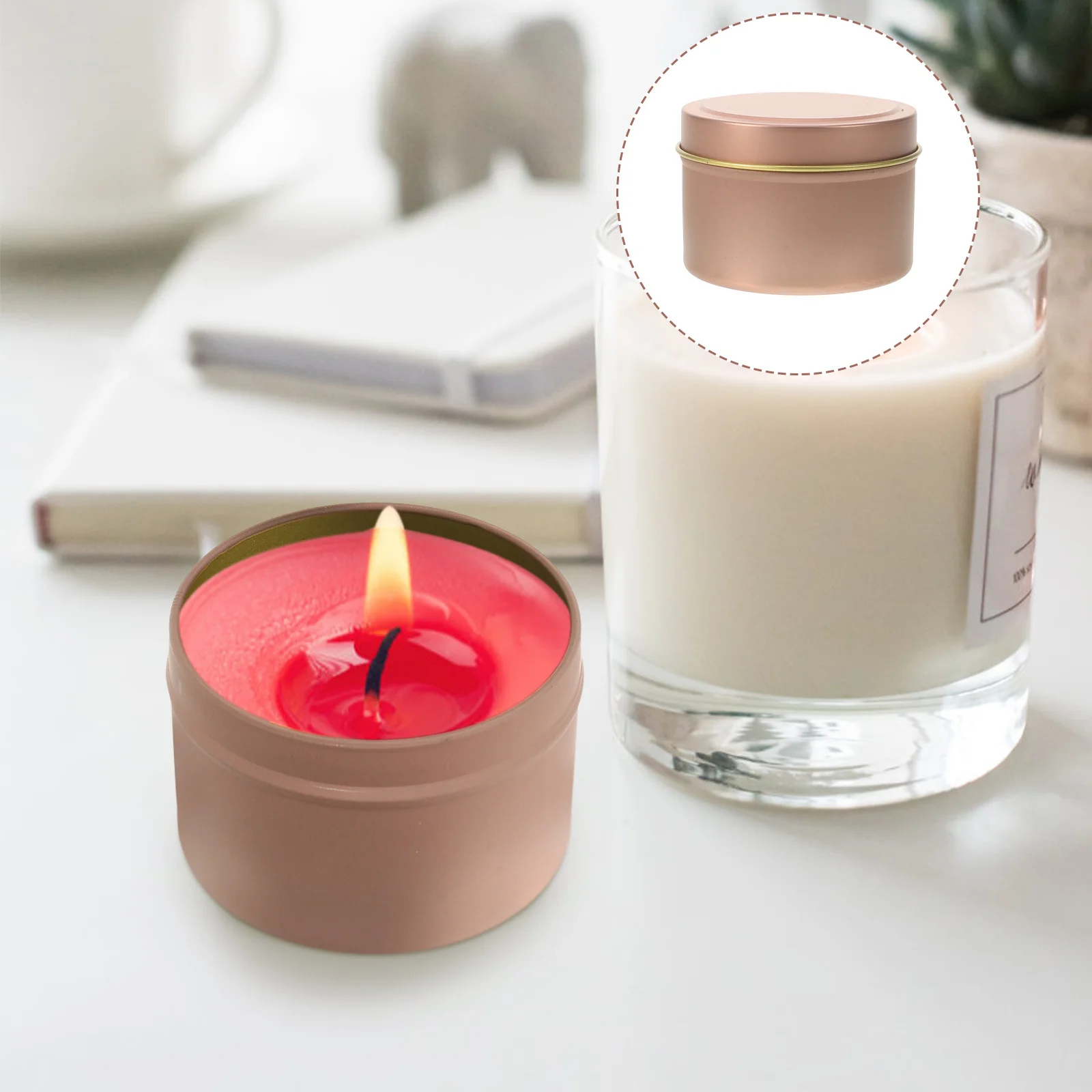 12Pcs Jars Empty Metal Tin DIY Containers for Aromatherapy Home Decoration Votive Candles Jar
12Pcs Jars Empty Metal Tin DIY Containers for Aromatherapy Home Decoration Votive Candles Jar