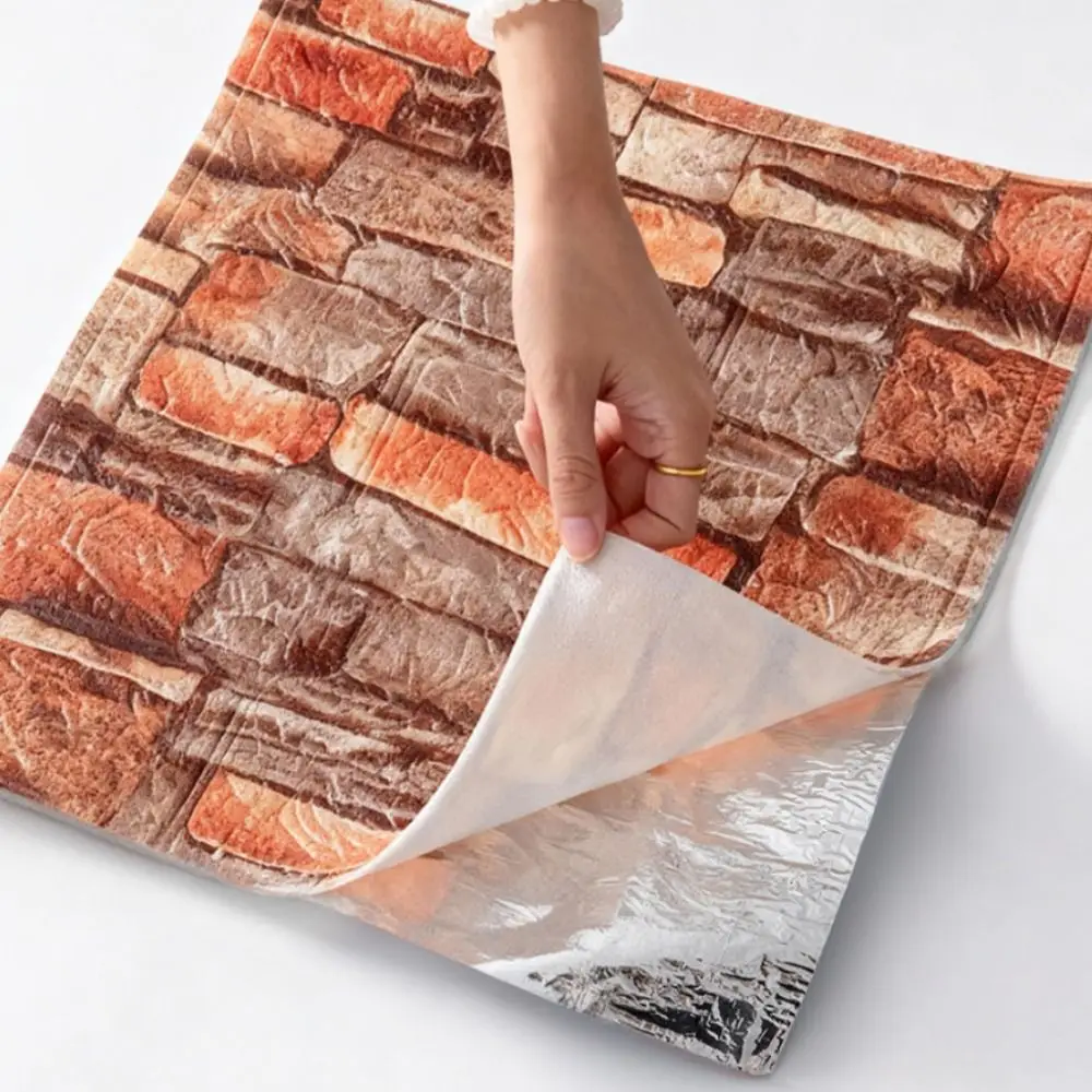 Waterproof 3D Imitation Brick Wall Stickers XPE Moisture-proof Self-Adhesive 3D Wall Panel Vintage Brick Pattern Self-adhesive
Waterproof 3D Imitation Brick Wall Stickers XPE Moisture-proof Self-Adhesive 3D Wall Panel Vintage Brick Pattern Self-adhesive