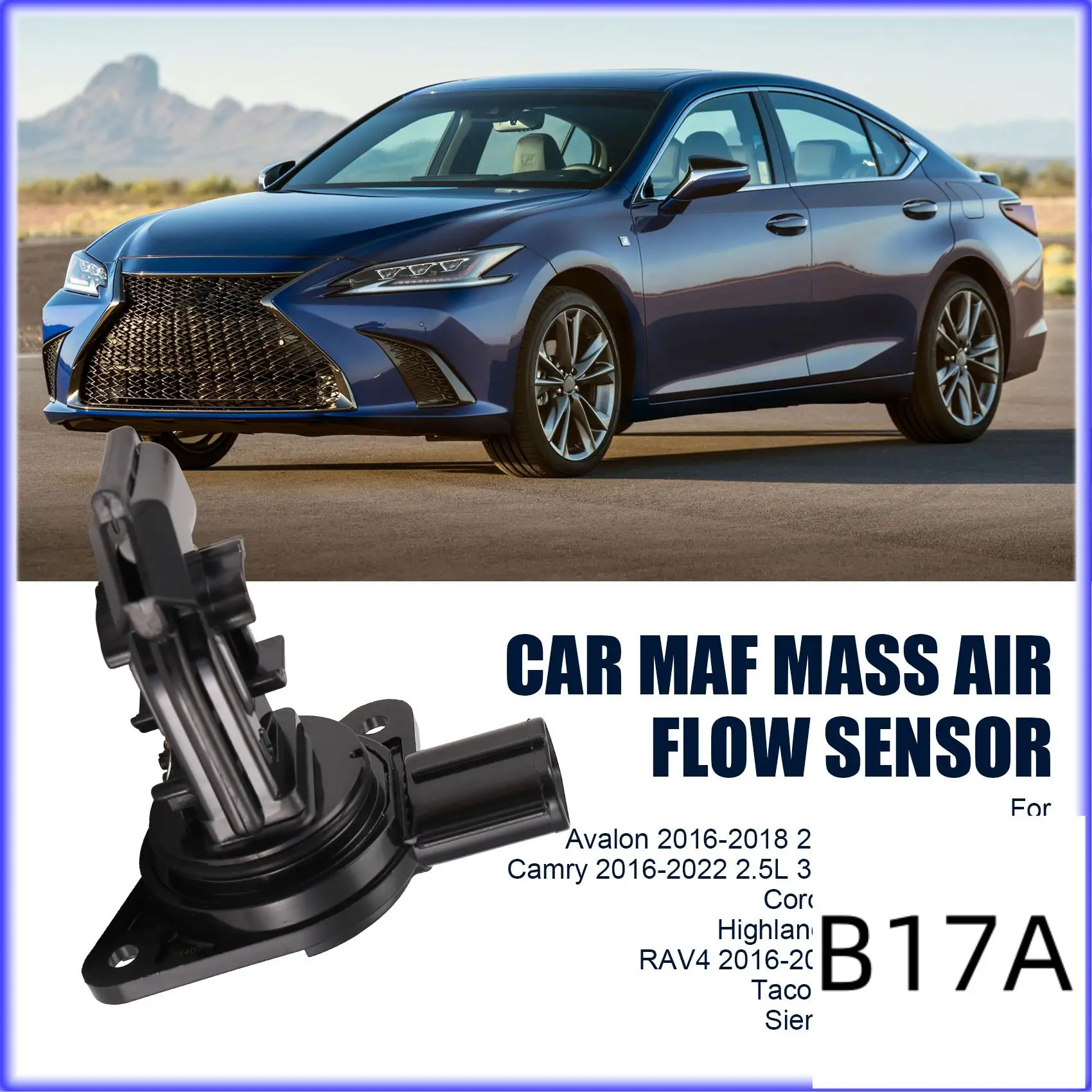 BT-Car MAF Mass Air Flow Sensor 22204-75040 For Toyota Camry Corolla Lexus ES350 Es300h Intake Flow Meter Sensor
BT-Car MAF Mass Air Flow Sensor 22204-75040 For Toyota Camry Corolla Lexus ES350 Es300h Intake Flow Meter Sensor