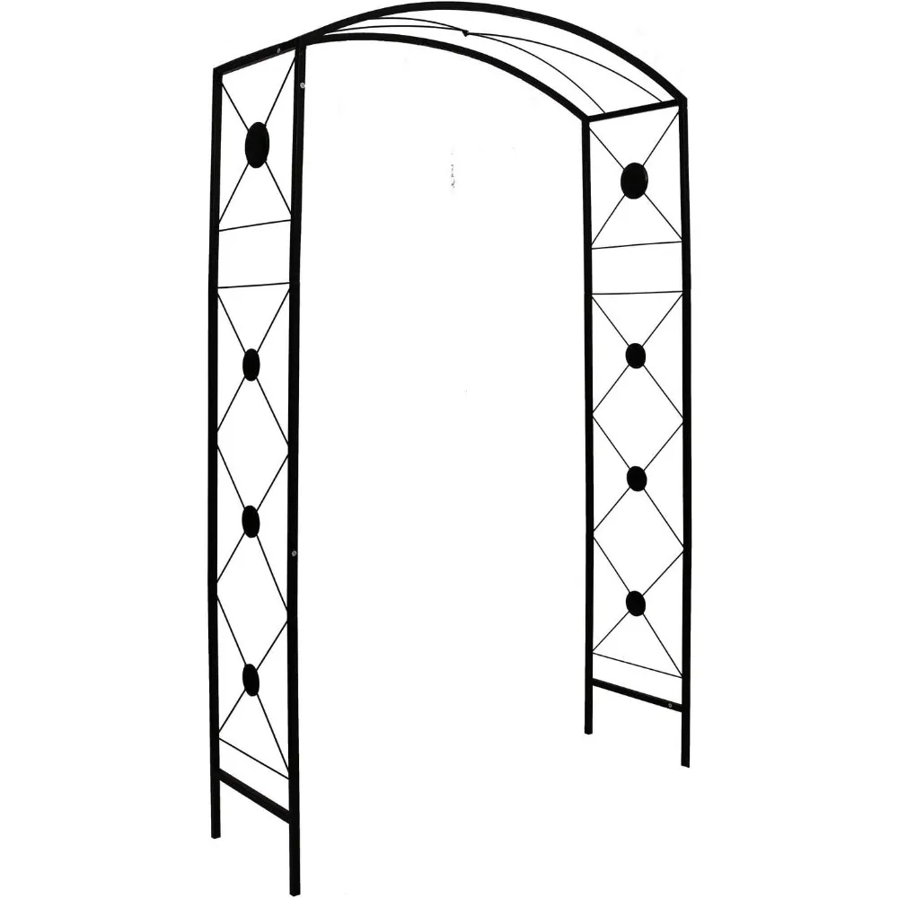 Steel Garden Arch, 7'6" High x 4'7" Wide, Garden Arbor for Various Climbing Plant, Outdoor Garden Lawn Backyard
Steel Garden Arch, 7'6" High x 4'7" Wide, Garden Arbor for Various Climbing Plant, Outdoor Garden Lawn Backyard