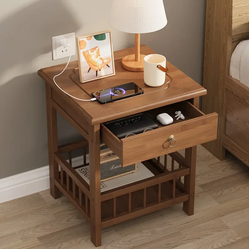 Simple and small bedside table, bedroom bedside cabinet, room storage rack, side table cabinet, bamboo solid wood special offer
Simple and small bedside table, bedroom bedside cabinet, room storage rack, side table cabinet, bamboo solid wood special offer