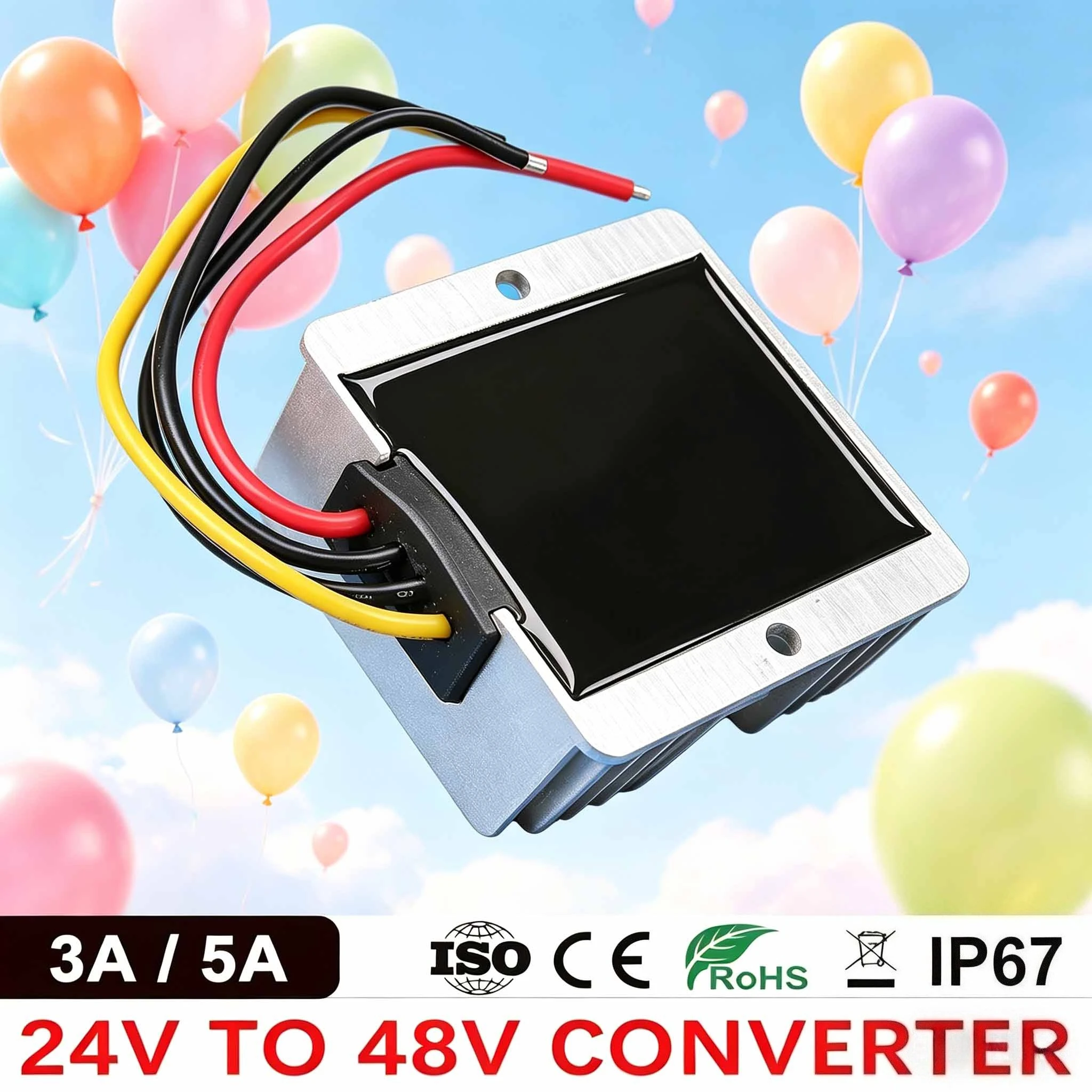 24 Volt to 48 Volt 3A 5A Step Up 24V-48V Converter Boost Module Vehicles Car Boat Power Supply Booster DC DC
24 Volt to 48 Volt 3A 5A Step Up 24V-48V Converter Boost Module Vehicles Car Boat Power Supply Booster DC DC