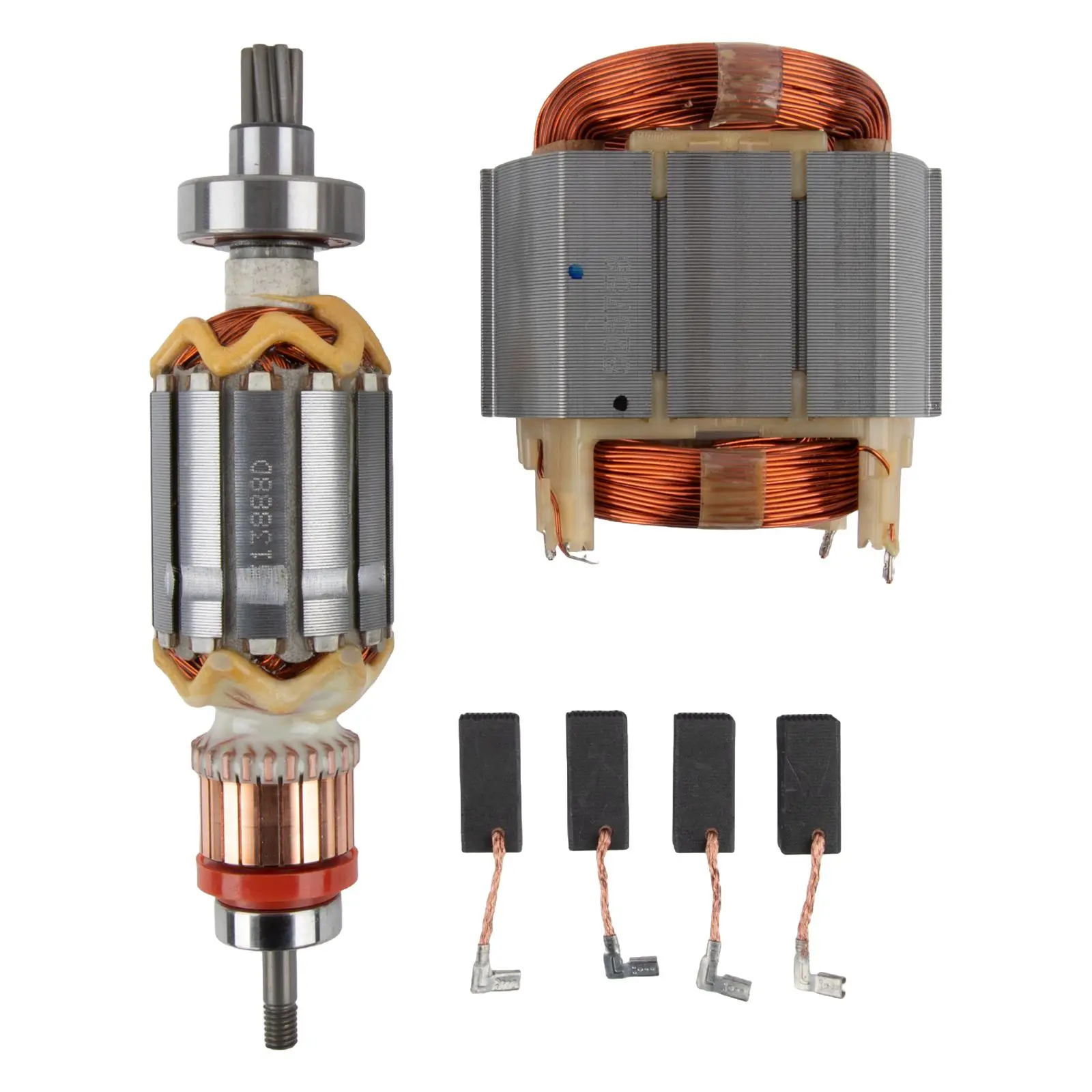 Комплект ротора и статора HR4001C, сменные угольные щетки для электроинструмента, набор для ремонта, для HR4011C
Комплект ротора и статора HR4001C, сменные угольные щетки для электроинструмента, набор для ремонта, для HR4011C