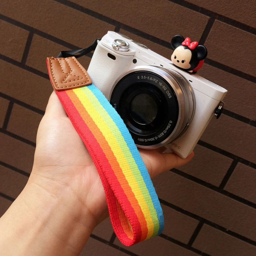Rainbow Stripe Camera Wristband Universal Durable Safety Lanyard For Digital Mirrorless Cameras Outdoor Travel Use
Rainbow Stripe Camera Wristband Universal Durable Safety Lanyard For Digital Mirrorless Cameras Outdoor Travel Use