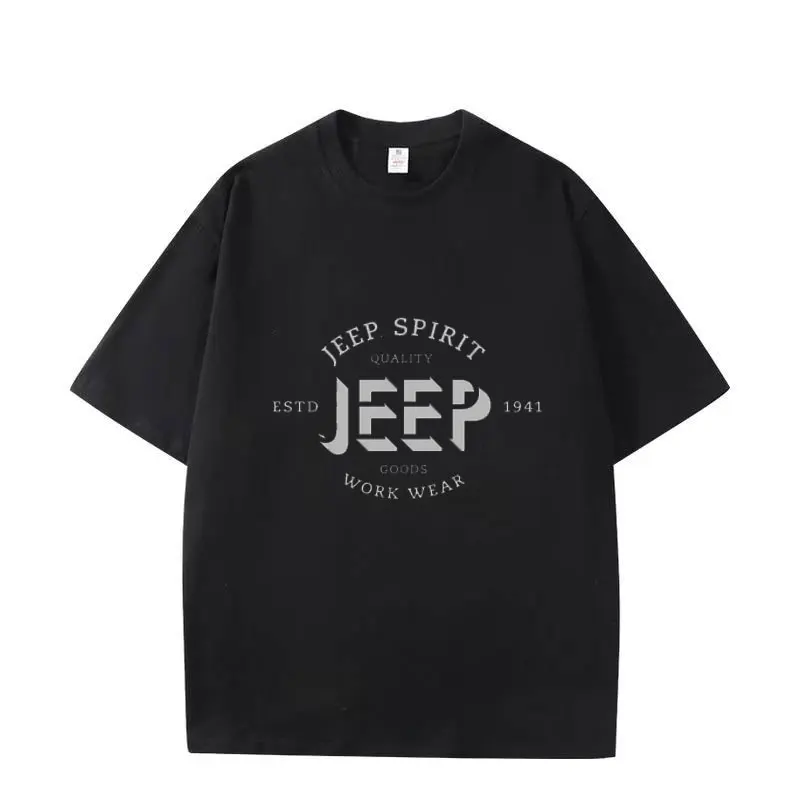 Jeep brand men's and women's fashion T-shirts, high-quality printed pure cotton, luxurious trend 2026, new summer collection
Jeep brand men's and women's fashion T-shirts, high-quality printed pure cotton, luxurious trend 2026, new summer collection