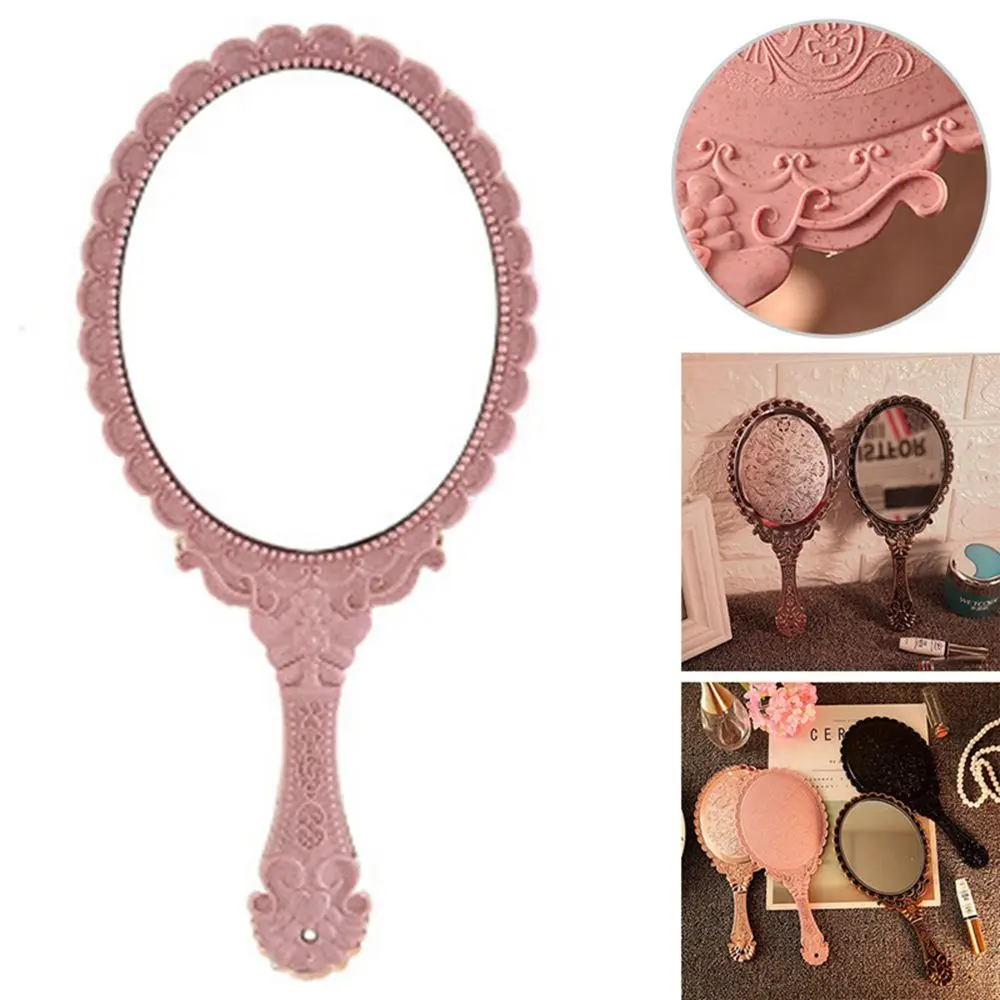 Floral Oval Creative Retro Lace Mirrors Makeup Mirrors Pattern Handle Handhold Mirrors
Floral Oval Creative Retro Lace Mirrors Makeup Mirrors Pattern Handle Handhold Mirrors