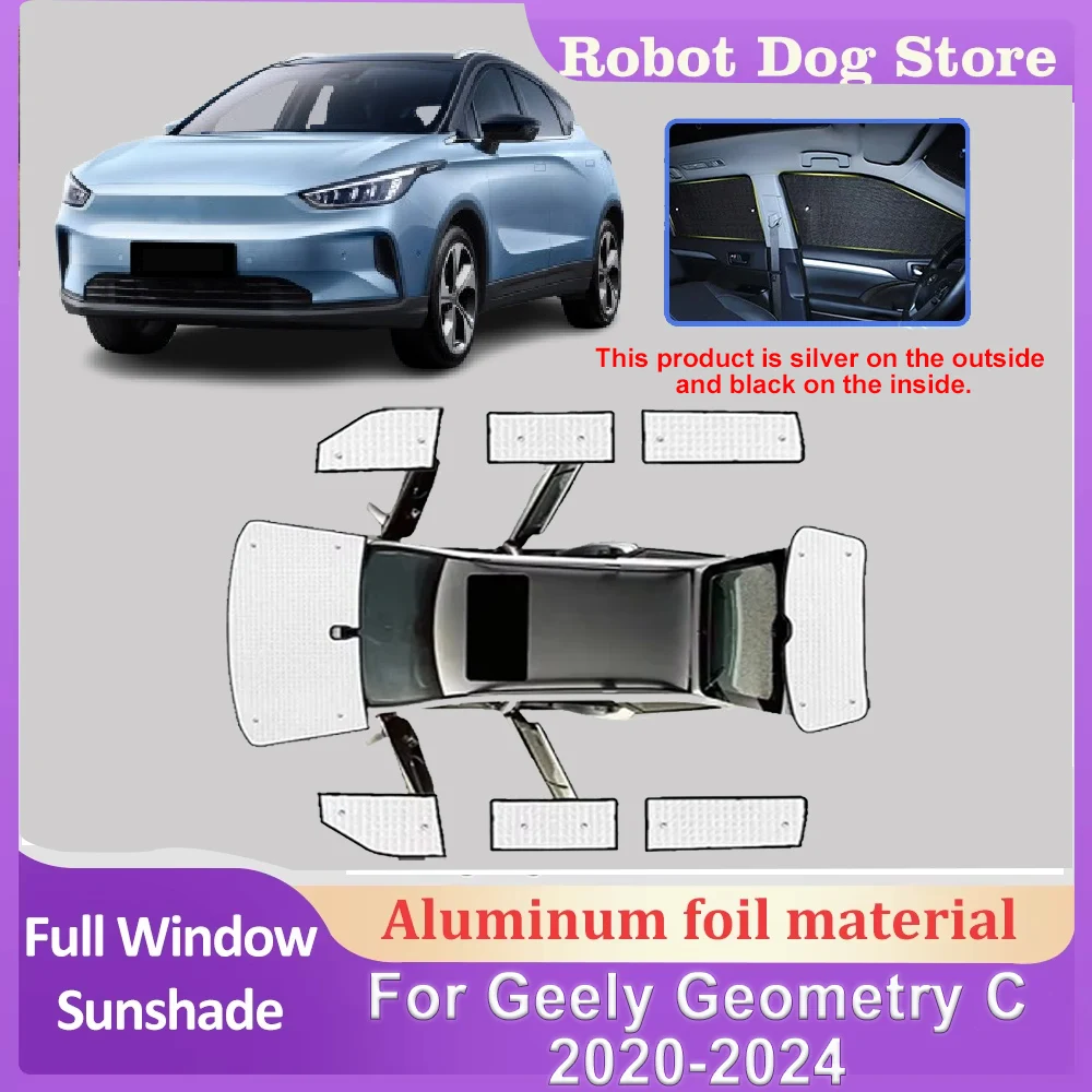 Car Window Shading Cover For Geely Geometry C 2023 2020–2024 Window Aluminum Foil Sun Shades Block Heat Shield Auto Accessories
Car Window Shading Cover For Geely Geometry C 2023 2020–2024 Window Aluminum Foil Sun Shades Block Heat Shield Auto Accessories