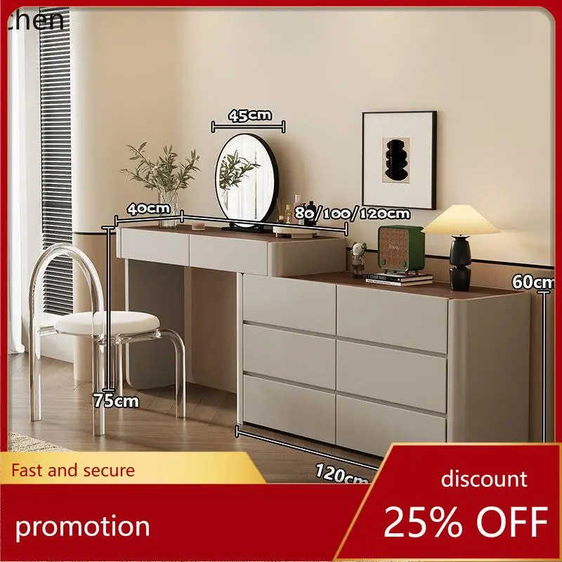 YFY Solid Wood Dressing Table Simple Modern Movable Dressing Table Bedroom Storage Cabinet
YFY Solid Wood Dressing Table Simple Modern Movable Dressing Table Bedroom Storage Cabinet