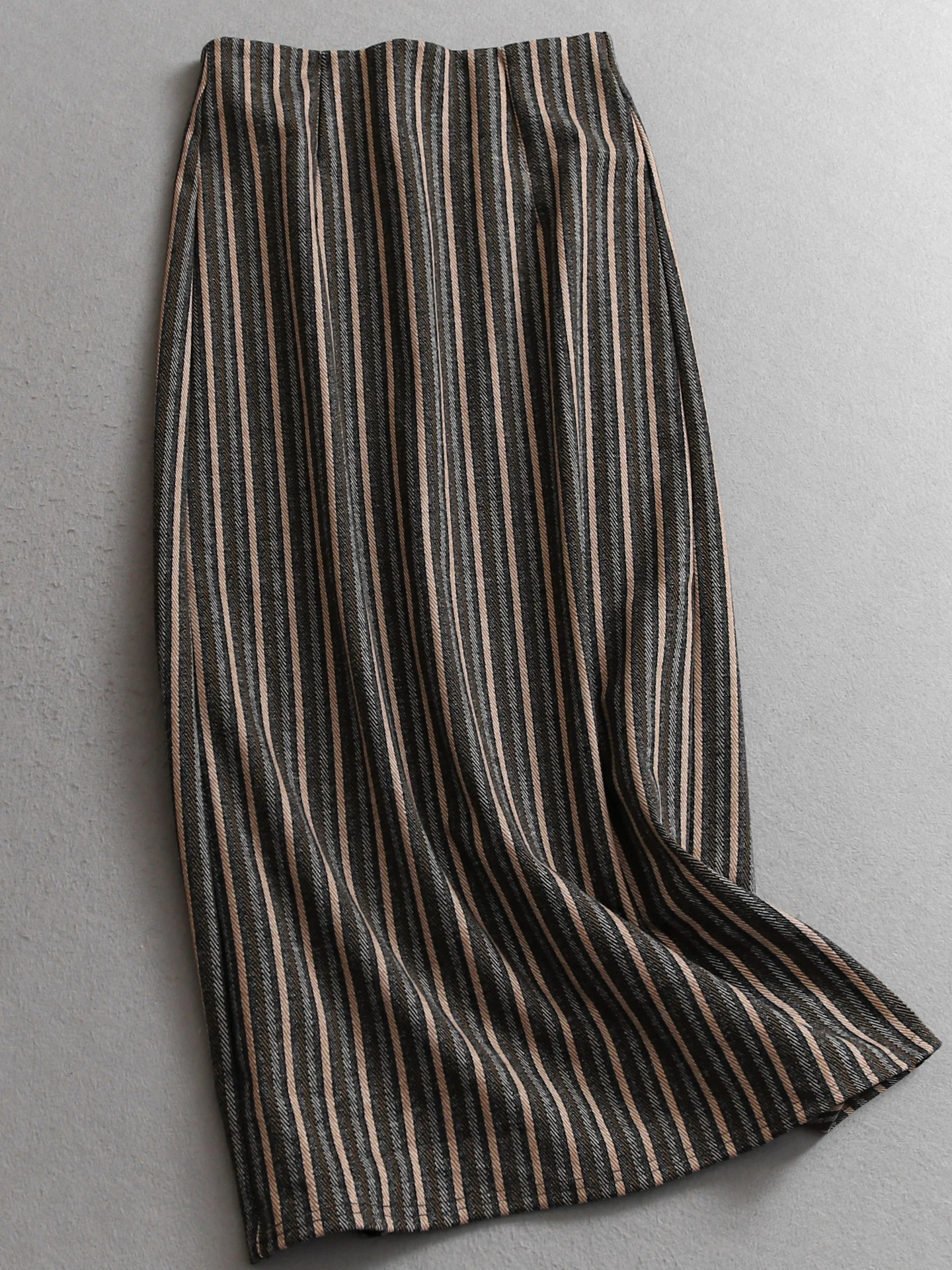 High Waist Striped Color Block Slimming Commute Long Skirt Women's Dress Polyester Fiber Straight Leg H-Shape Skirt
High Waist Striped Color Block Slimming Commute Long Skirt Women's Dress Polyester Fiber Straight Leg H-Shape Skirt