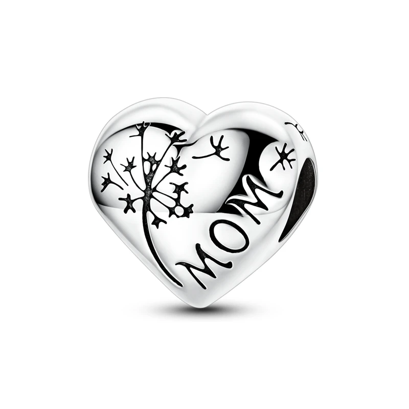 925 Sterling Silver Mom Charms Bead CZ Zircon Dandelion Mother and Daughter Dangle Fit Original Bracelet DIY Women Jewelry
925 Sterling Silver Mom Charms Bead CZ Zircon Dandelion Mother and Daughter Dangle Fit Original Bracelet DIY Women Jewelry