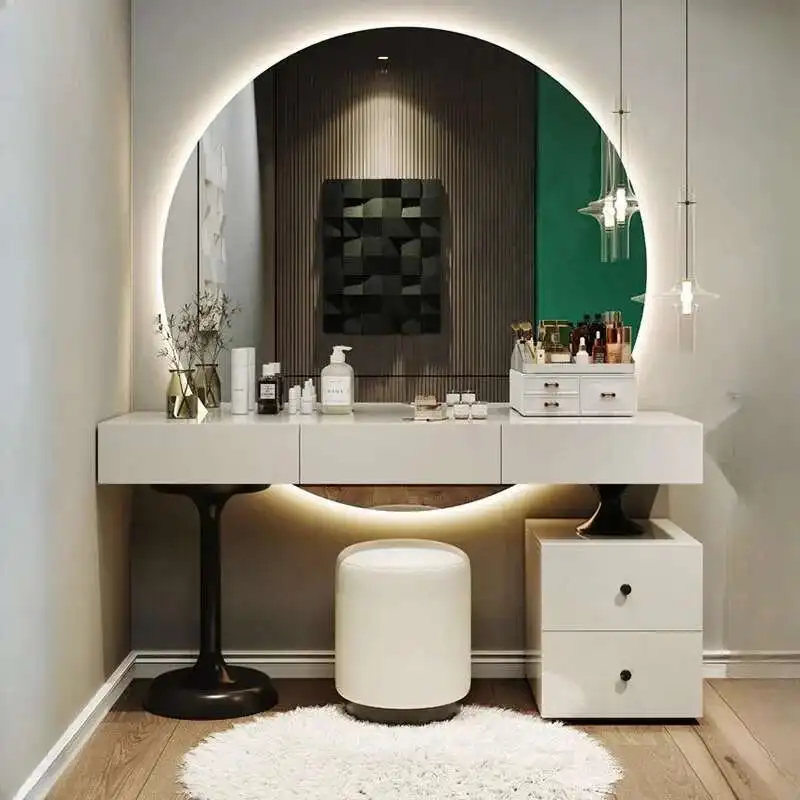 White Multifunctional Dressing Table Box Drawer Charm Luxury Dressing Table Decor Penteadeira De Maquiagem Home Furniture
White Multifunctional Dressing Table Box Drawer Charm Luxury Dressing Table Decor Penteadeira De Maquiagem Home Furniture